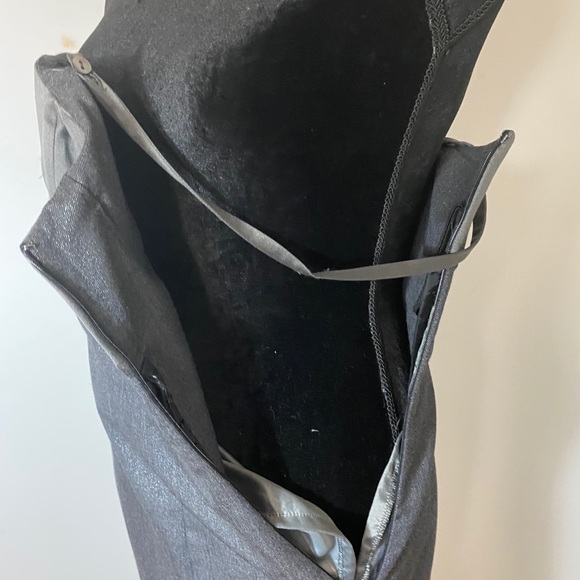 LES COPAINS COUTURE METALLIC MIDI PENCIL DRESS 42 - Picture 10 of 13